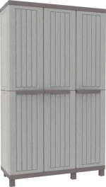 Τρίφυλλη Ντουλάπα CWood Πλαστική 102A 102x39x170cm