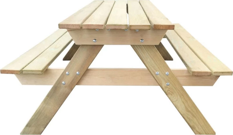 Τραπέζι Πικ-νικ 150 x 135 x 71,5 εκ. Ξύλινο