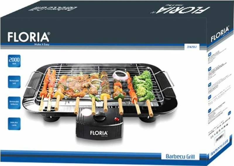 Zilan ZLN2867 Ηλεκτρική Ψησταριά Σχάρας 2000W