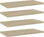 vidaXL Ράφι Βιβλιοθήκης Sonoma Δρυς 805144 40x20cm 4τμχ