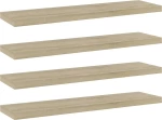 vidaXL Ράφι Βιβλιοθήκης Sonoma Δρυς 805128 40x10cm 4τμχ