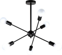 Φωτιστικό Οροφής Gwen 77-8091 75x75x57 Black Homelighting