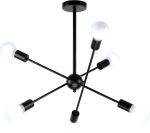 Φωτιστικό Οροφής Gwen 77-8091 75x75x57 Black Homelighting