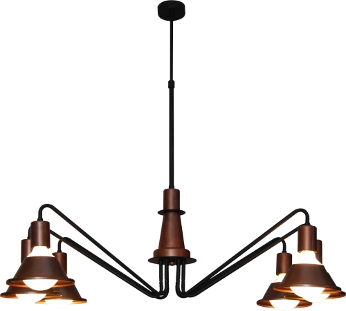 Hl-3521-6 Emily Black Pendant - 77-3767 - Home Lighting