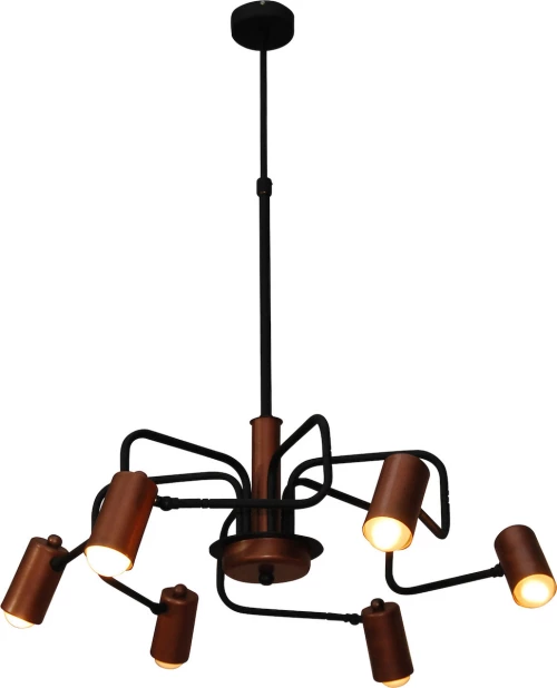 Hl-3522-6 Hannah Old Bronze & White Pendant - 77-3780 - Home Lighting