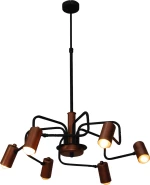 Hl-3522-6 Hannah Old Bronze & White Pendant - 77-3780 - Home Lighting