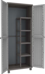 Δίφυλλη Ντουλάπα JWood 368 Πλαστική 68x37.5x170cm