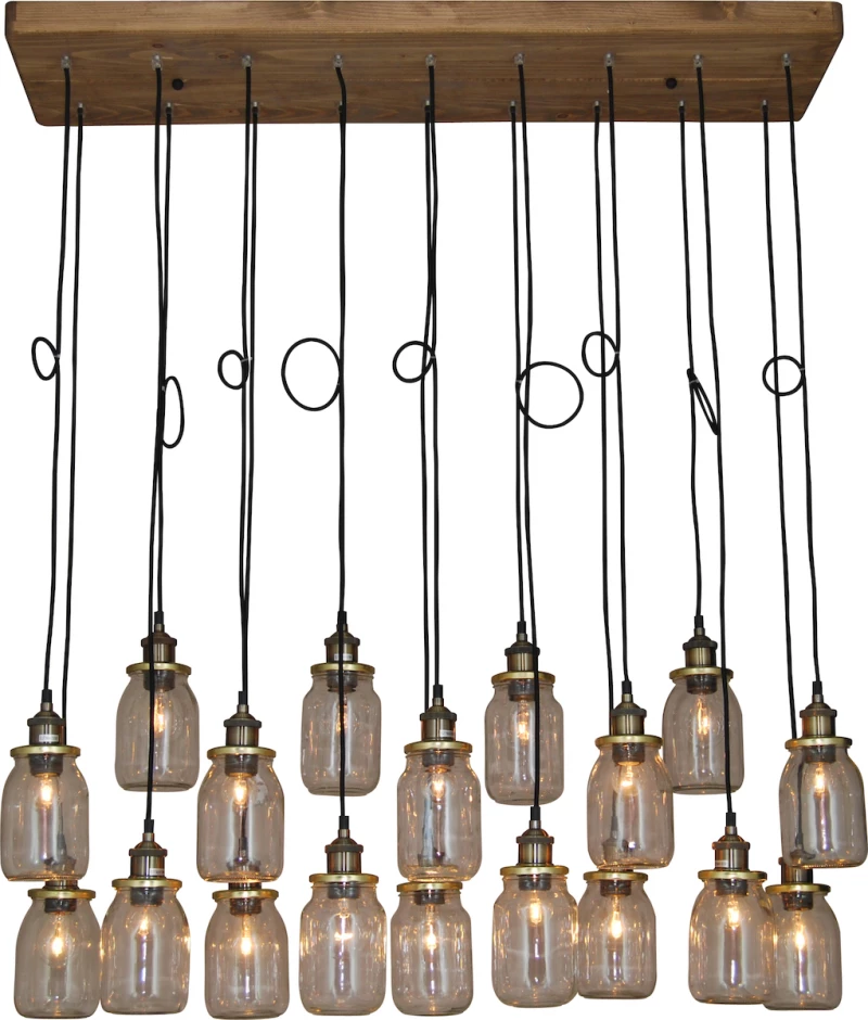 Home Lighting Spica Κρεμαστό Φωτιστικό Μοντέρνο Πολύφωτο Μαύρο