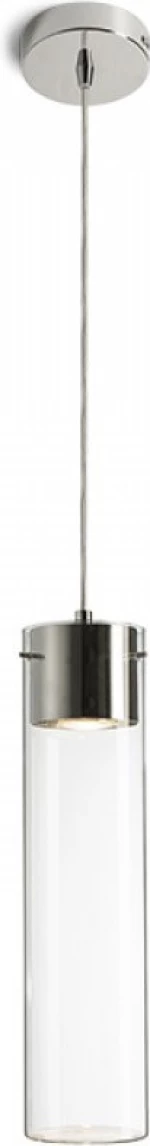 Rendl Light Studio Garnish Κρεμαστό Φωτιστικό Μοντέρνο Μονόφωτο Ασημί