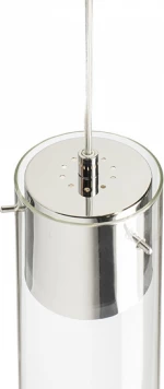 Rendl Light Studio Garnish Κρεμαστό Φωτιστικό Μοντέρνο Μονόφωτο Ασημί