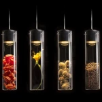 Rendl Light Studio Garnish Κρεμαστό Φωτιστικό Μοντέρνο Μονόφωτο Ασημί