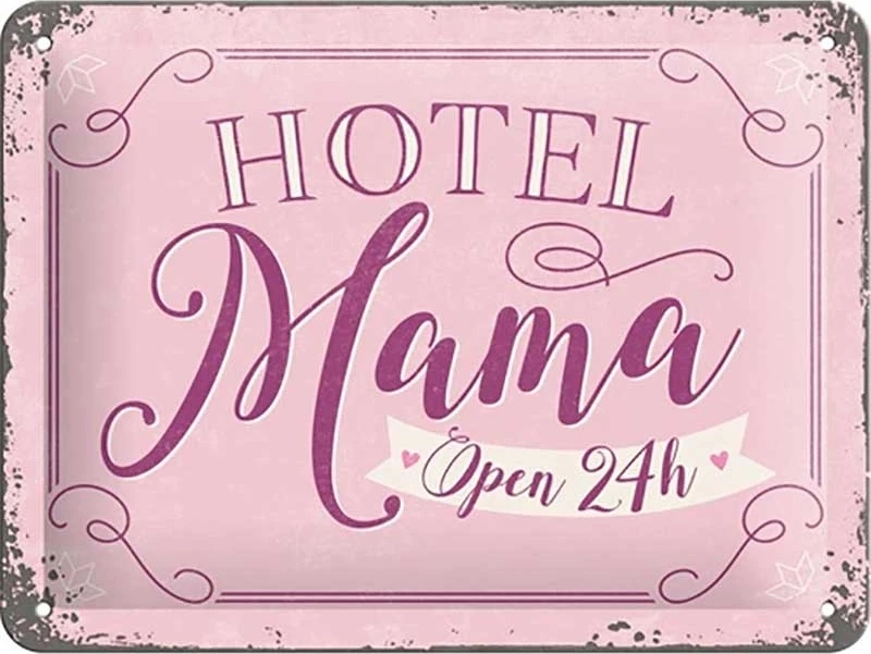 Nostalgic Art Word Up Hotel Mama