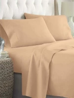 Sunshine Σετ Σεντόνια Υπέρδιπλα 230x265 Cotton Feelings Beige