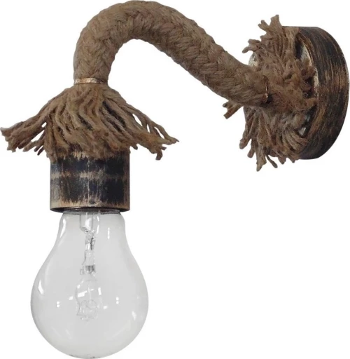 Heronia UT-25AP Rope Φωτιστικό Τοίχου Καφέ