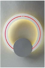 Sun Light 3088 Φωτιστικό Τοίχου Λευκό Κόκκινο
