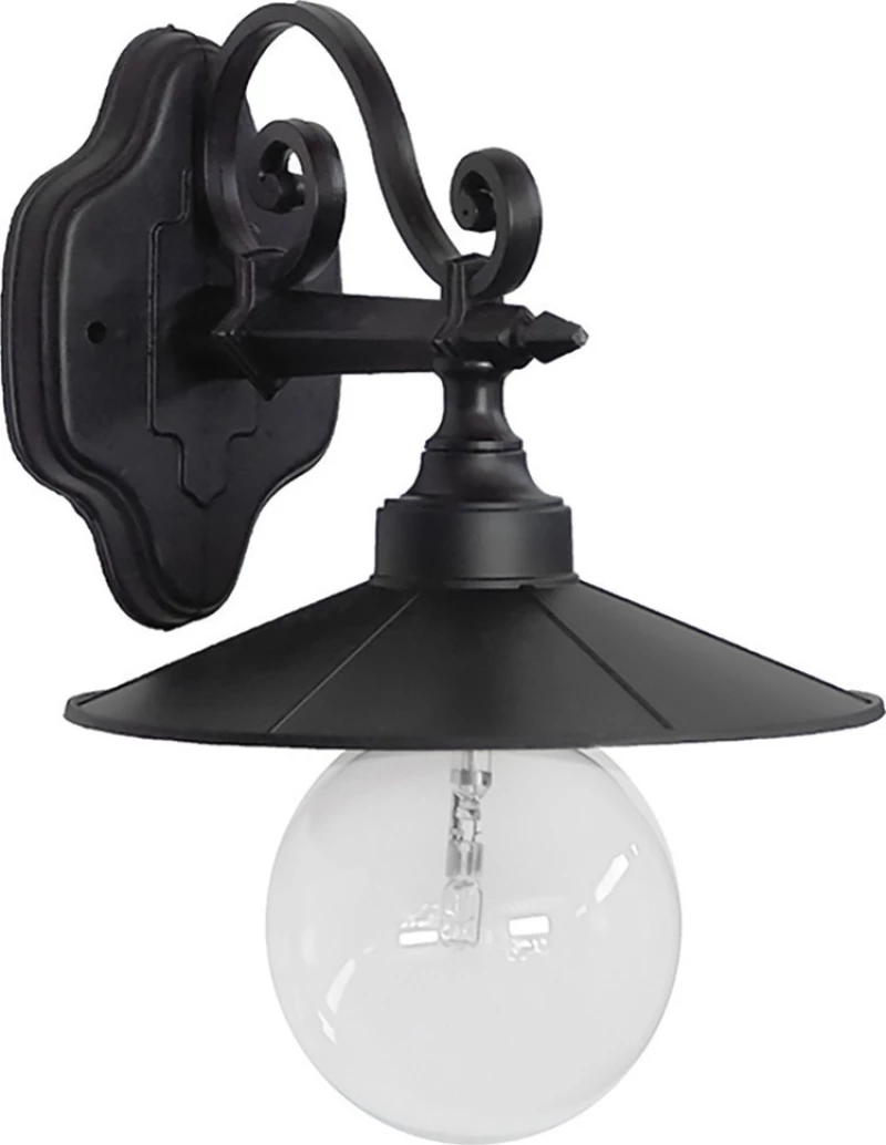 Heronia LP-150 AK-M Φωτιστικό Τοίχου Μαύρο