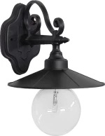Heronia LP-150 AK-M Φωτιστικό Τοίχου Μαύρο
