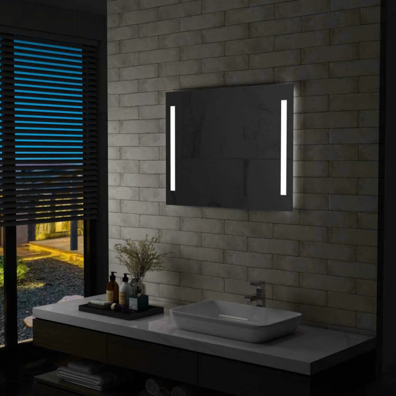 vidaXL 144706 με LED Φωτισμό 80x60cm