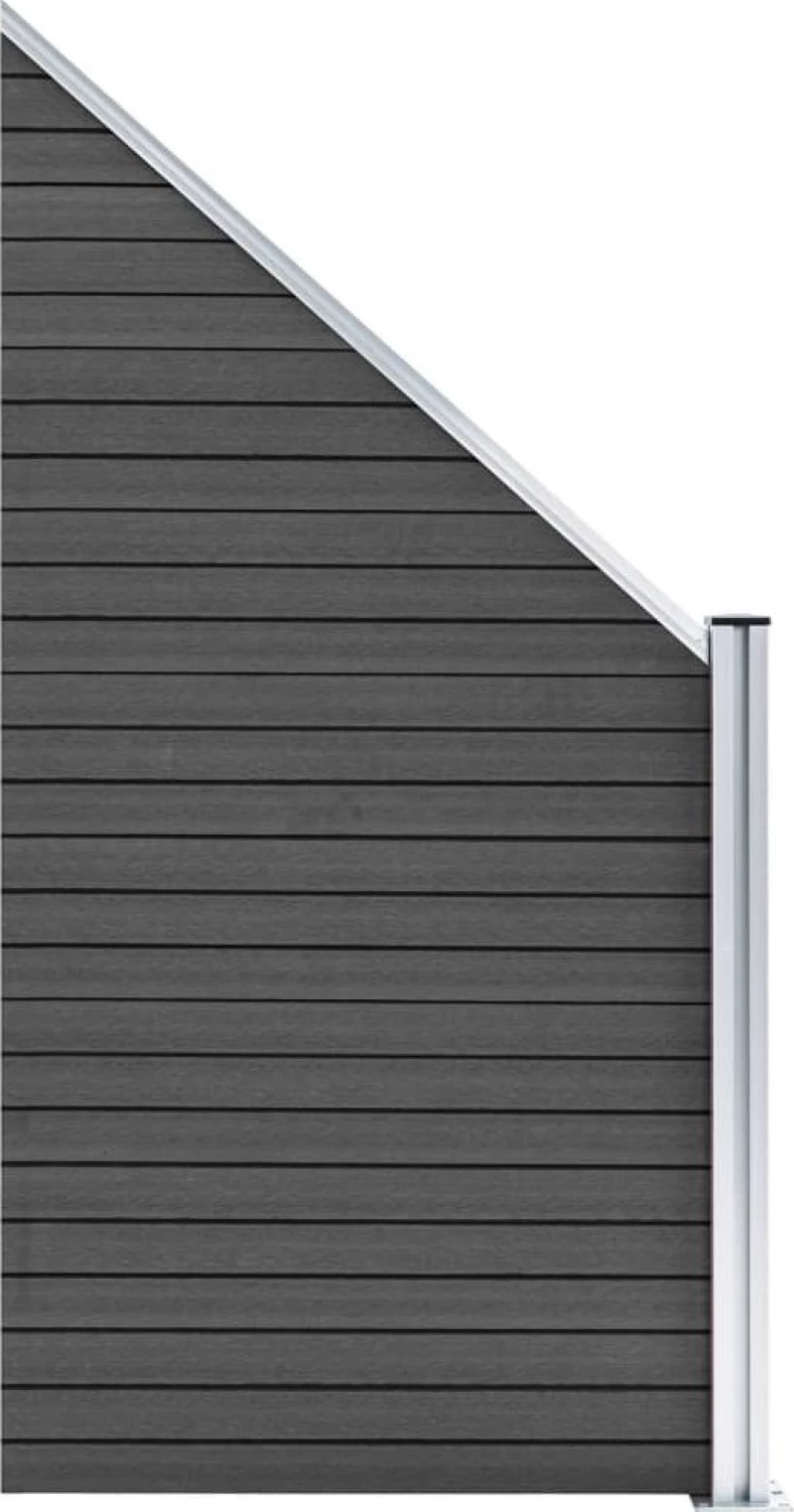 vidaXL Πάνελ Περίφραξης Μαύρο 105x95cm 148974