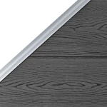 vidaXL Πάνελ Περίφραξης Μαύρο 105x95cm 148974