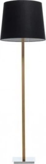 Gallis F009 Φωτιστικό Δαπέδου Μαύρο με Ύψος 166cm