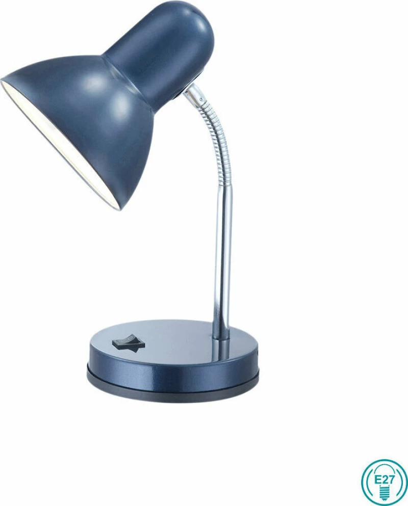 Πορτατίφ Γραφείου Globo Lighting Basic 2486 Μπλέ