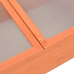 vidaXL Θερμοκήπιο 100x50x34cm Ξύλινο 170647