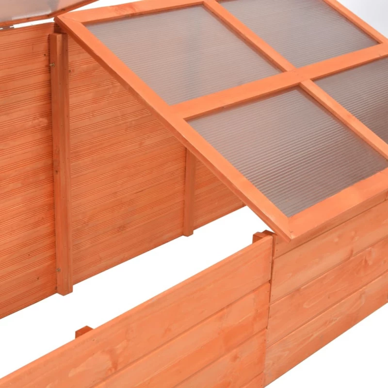 vidaXL Θερμοκήπιο 180x57x62cm Ξύλινο 170648