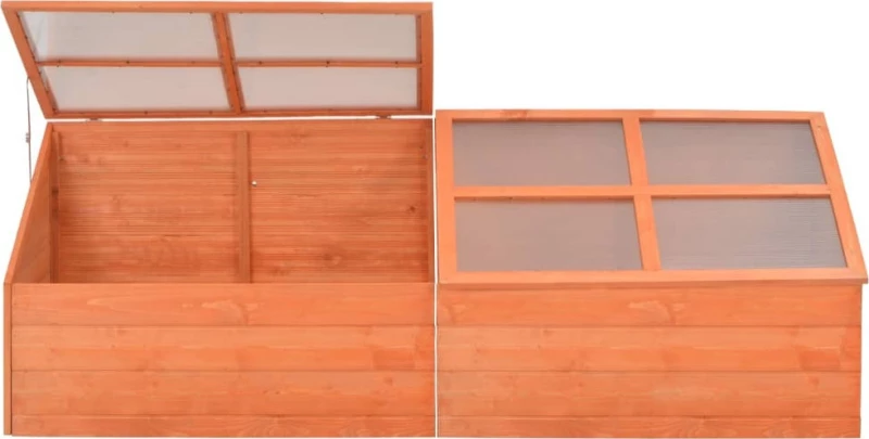 vidaXL Θερμοκήπιο 180x57x62cm Ξύλινο 170648