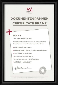 Walther Trendstyle 21X29,7 Resin Black Din A4 Kp130B