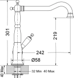 Bugnatese Oxford 6382-110 Inox