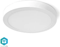 Nedis Wifilaw20Wt Wi-Fi Smart Ceiling Light Round 30Cm Warm To Cool White 1200M