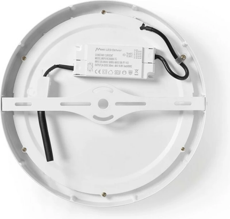 Nedis Wifilaw20Wt Wi-Fi Smart Ceiling Light Round 30Cm Warm To Cool White 1200M