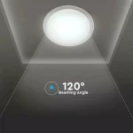 Vtac Πλαφονιέρα Led Designer 20W/40W/20W Στρογγυλή Dimmable 3 Σε 1 Vtac14941