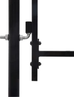 vidaXL Πόρτα Περίφραξης Διπλή με Λόγχες 225x400cm 145741
