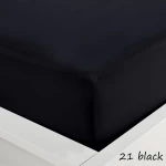 Sunshine Σεντόνι Υπέρδιπλο με Λάστιχο 160x200x40 Menta 21 Black +40
