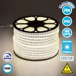 Αδιάβροχη Ταινία LED Φυσικό Λευκό 1m SMD2835 220V GloboStar
