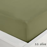 Sunshine Σεντόνι Υπέρδιπλο με Λάστιχο 160x200 Menta Olive 11