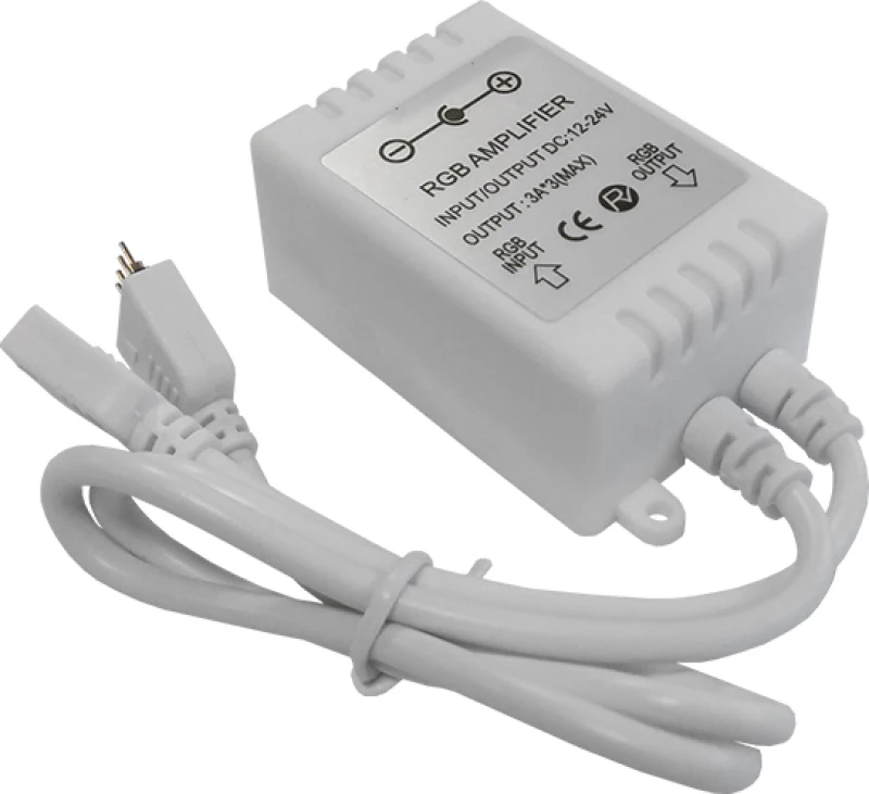 GloboStar RGB Ενισχυτής 12-24 Volt 144 Watt Πλαστικός 77407