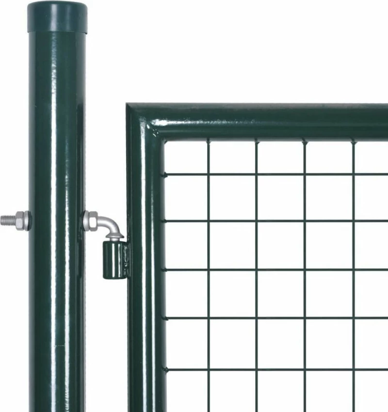 vidaXL Πόρτα Περίφραξης Πράσινη Ατσάλινη 150x306cm 42979