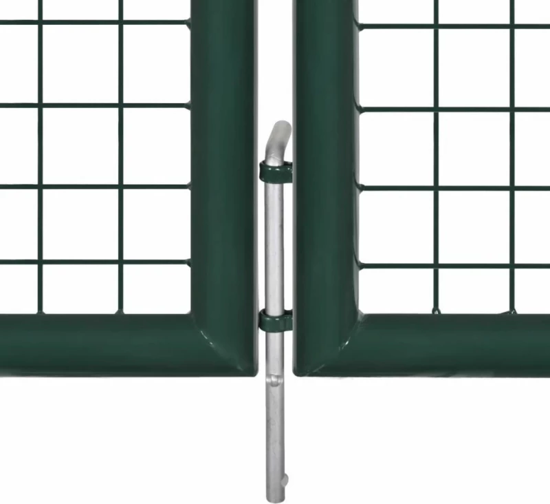 vidaXL Πόρτα Περίφραξης Πράσινη Ατσάλινη 150x306cm 42979