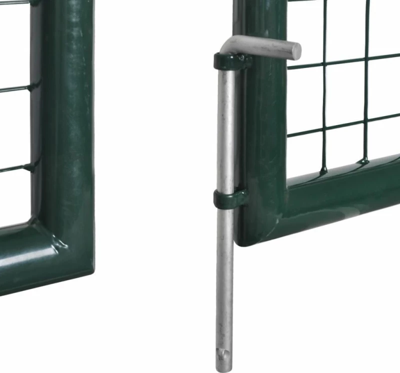vidaXL Πόρτα Περίφραξης Πράσινη Ατσάλινη 150x306cm 42979