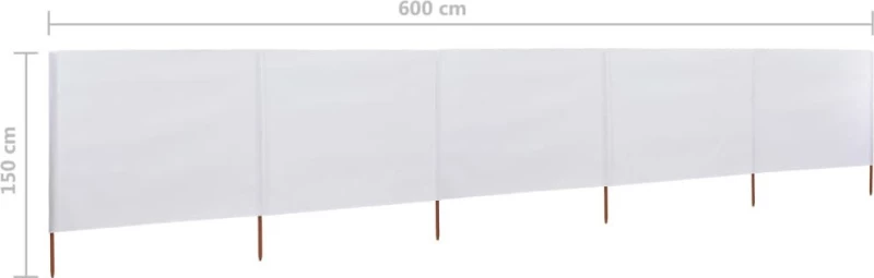 vidaXL Τέντα 6x1.2m 47160