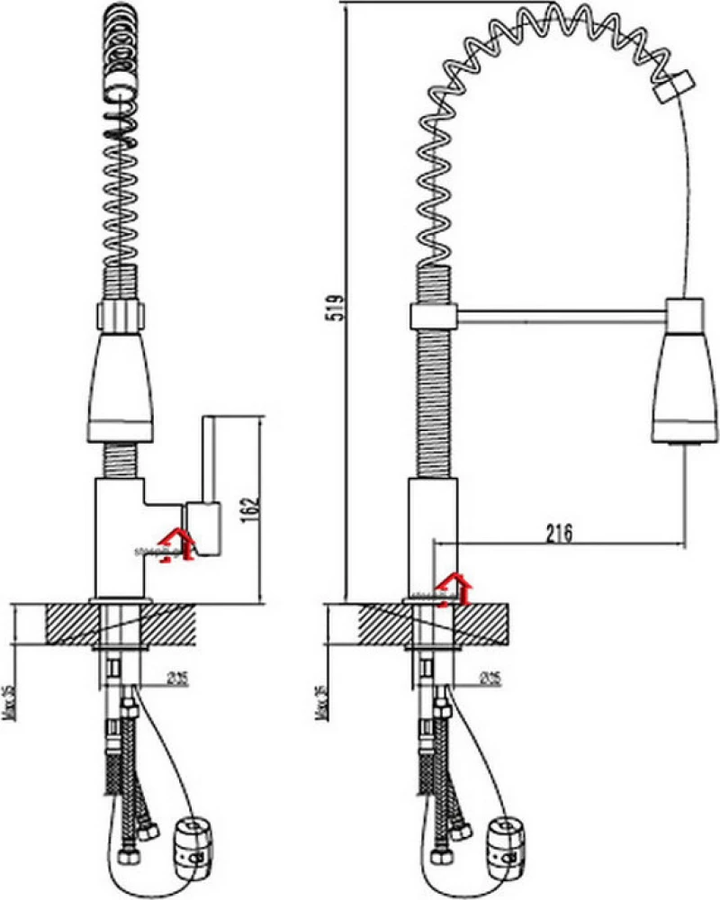 Karag Fm56 Σπιράλ Inox