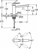 Grohe Bauloop Chrome 31706000