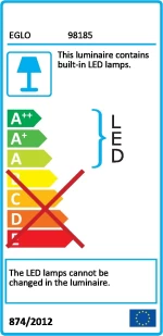 Eglo Φωτιστικό Led Καρφωτό Faedo 98185