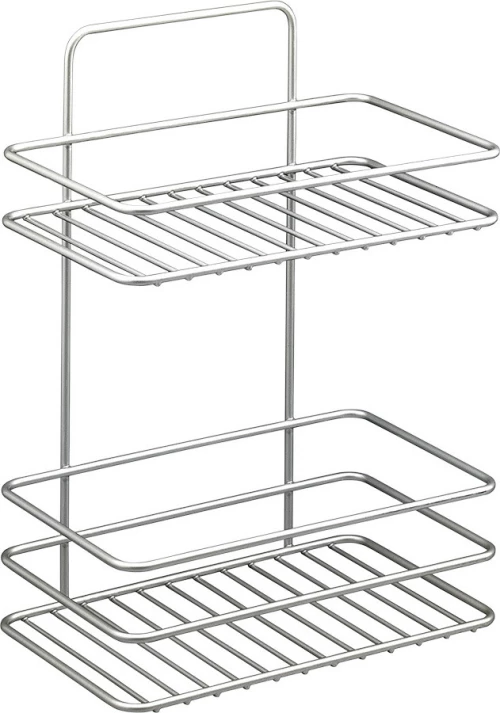 Εταζέρα Μπάνιου Ορθογώνια Διπλή 26x16x35υψ Reflex Polytherm Metaltex 404222