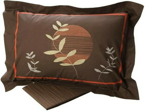 Sunshine Σετ Σεντόνια Μονά 160x260 Cotton Feelings Εμπριμέ 693 Brown