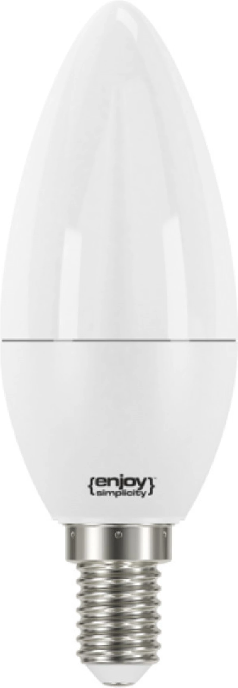 Elvhx Λάμπα LED για Ντουί E14 και Σχήμα B35 Ψυχρό Λευκό 830lm