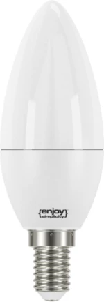 Elvhx Λάμπα LED για Ντουί E14 και Σχήμα B35 Ψυχρό Λευκό 830lm